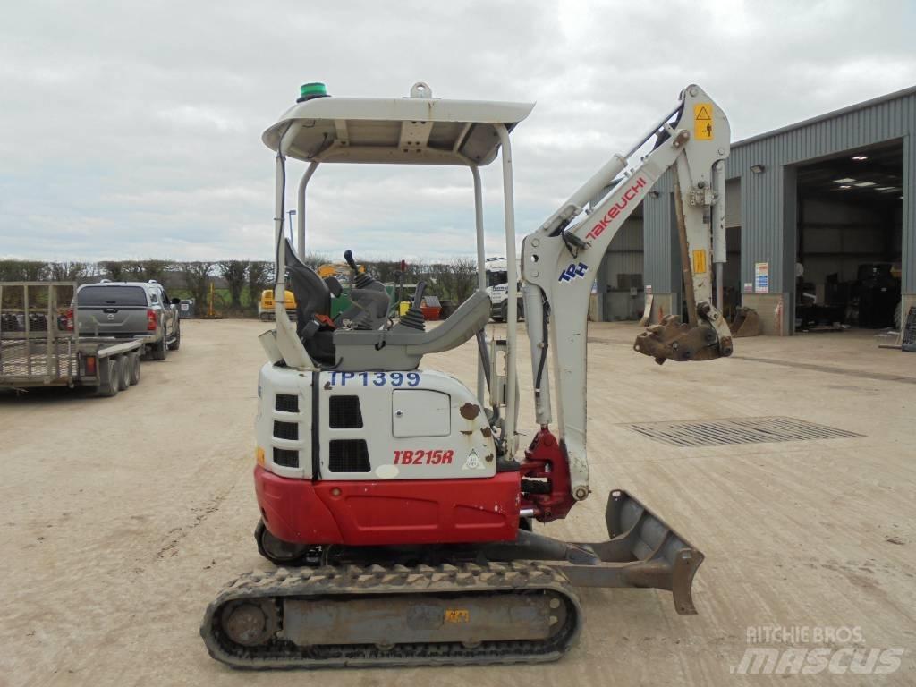 Takeuchi TB215R Mini ekskavatoriai < 7 t