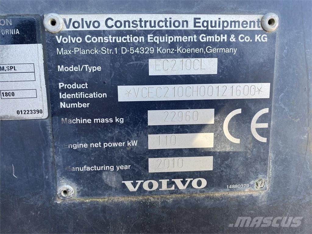 Volvo EC 210 C L Vikšriniai ekskavatoriai