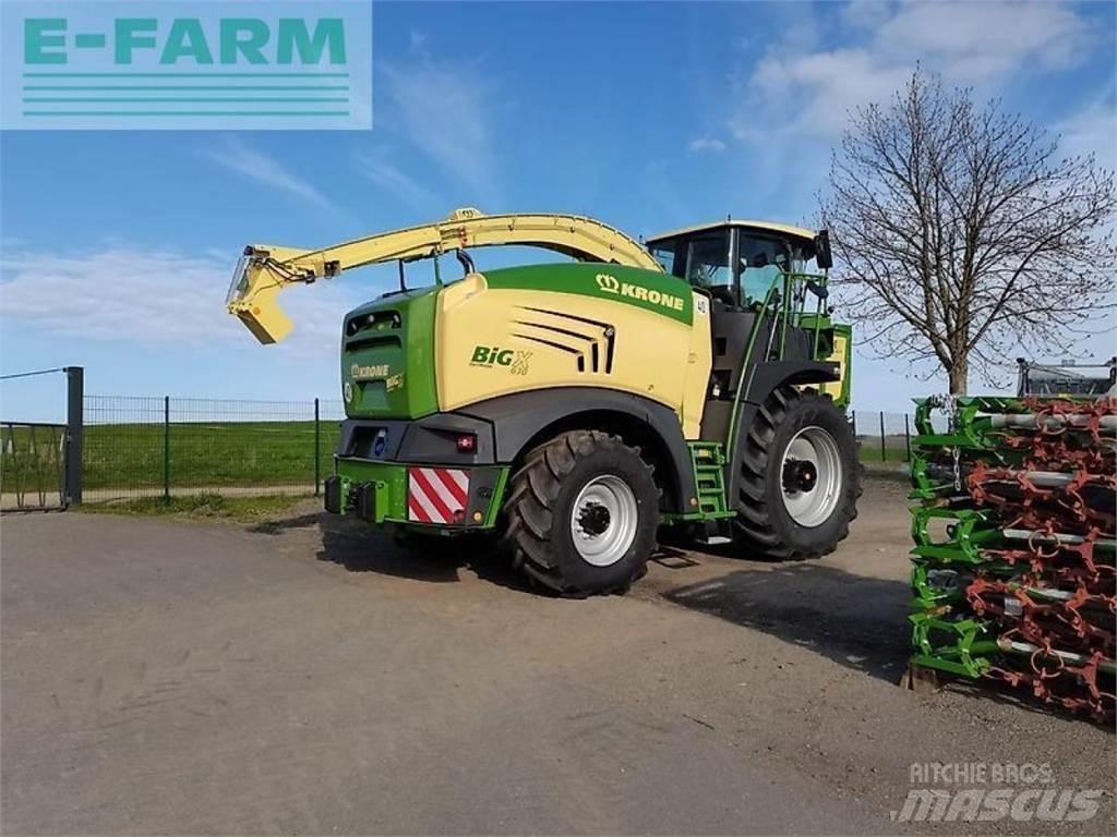 Krone big x 630 Pašarų ruošimo technika