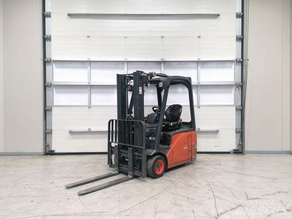 Linde E14-01 Elektriniai šakiniai krautuvai