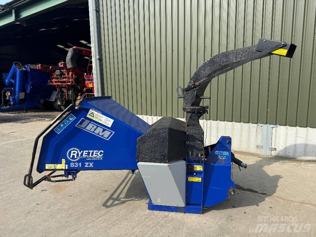 JBM Ryetec 831 ZX Medienos smulkintuvai