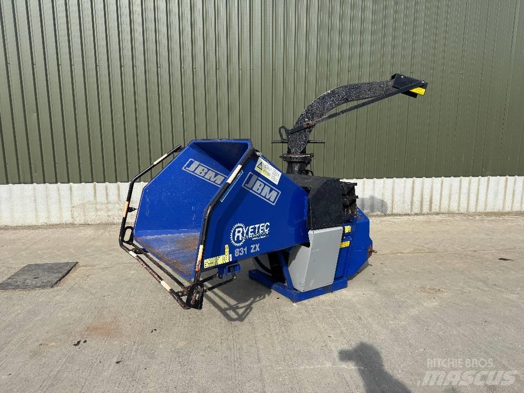 JBM Ryetec 831 ZX Medienos smulkintuvai