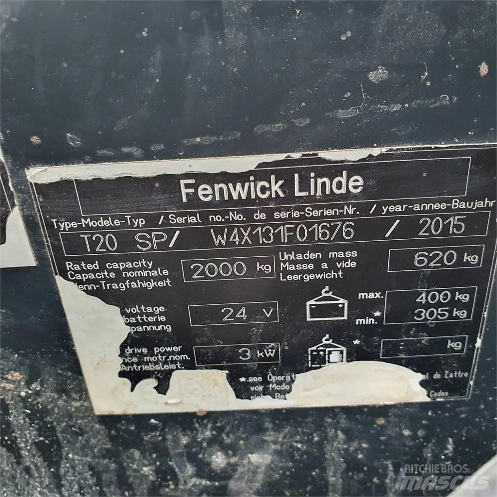 Linde T20SP kurz Mažų aukščių keltuvai