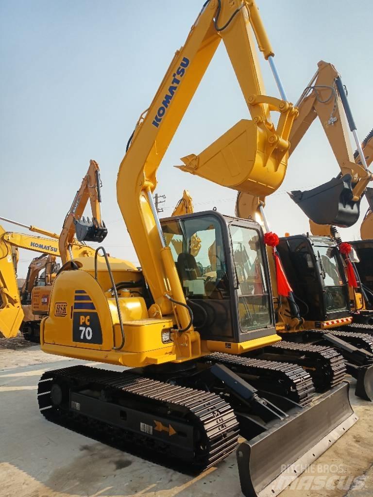 Komatsu PC 70 Vikšriniai ekskavatoriai
