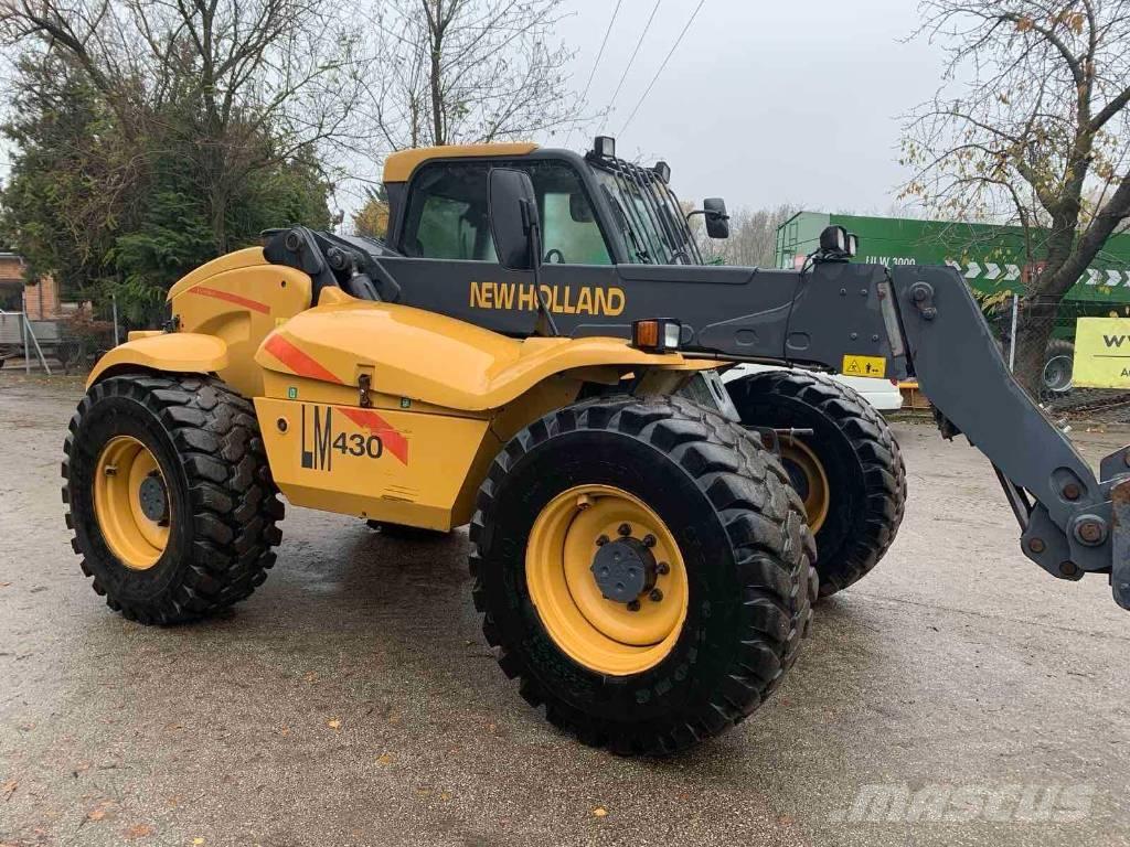 New Holland LM 430 Teleskopiniai krautuvai žemės ūkiui