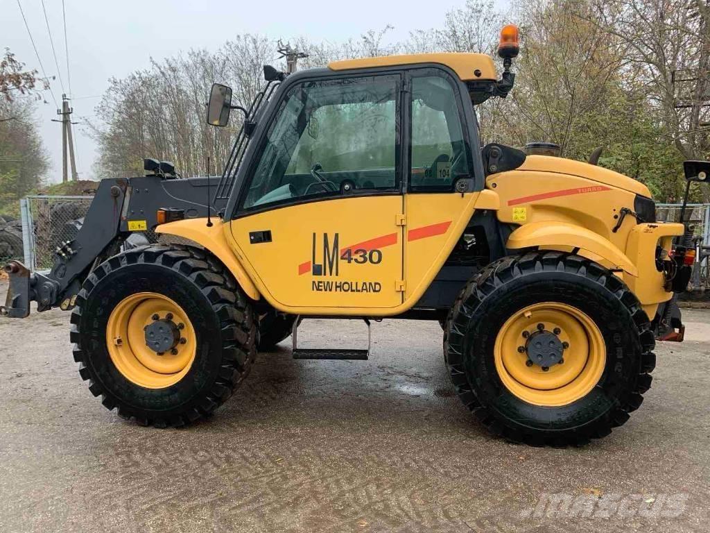 New Holland LM 430 Teleskopiniai krautuvai žemės ūkiui