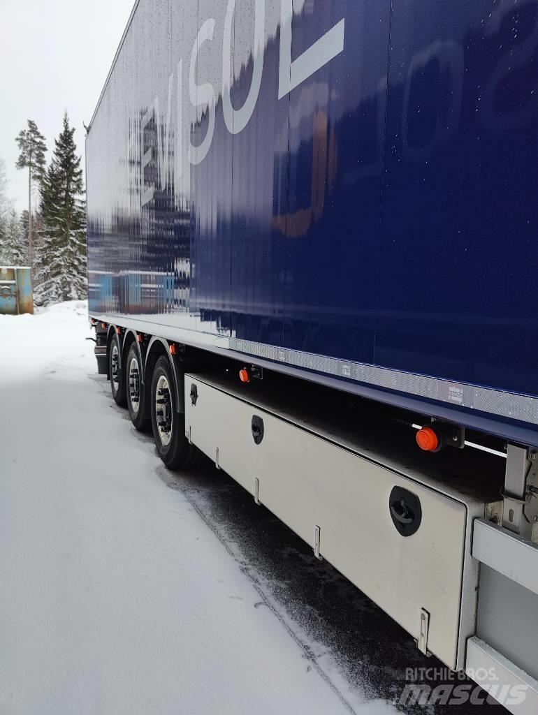 Kraker Walking floor Puspriekabės skiedroms vežti