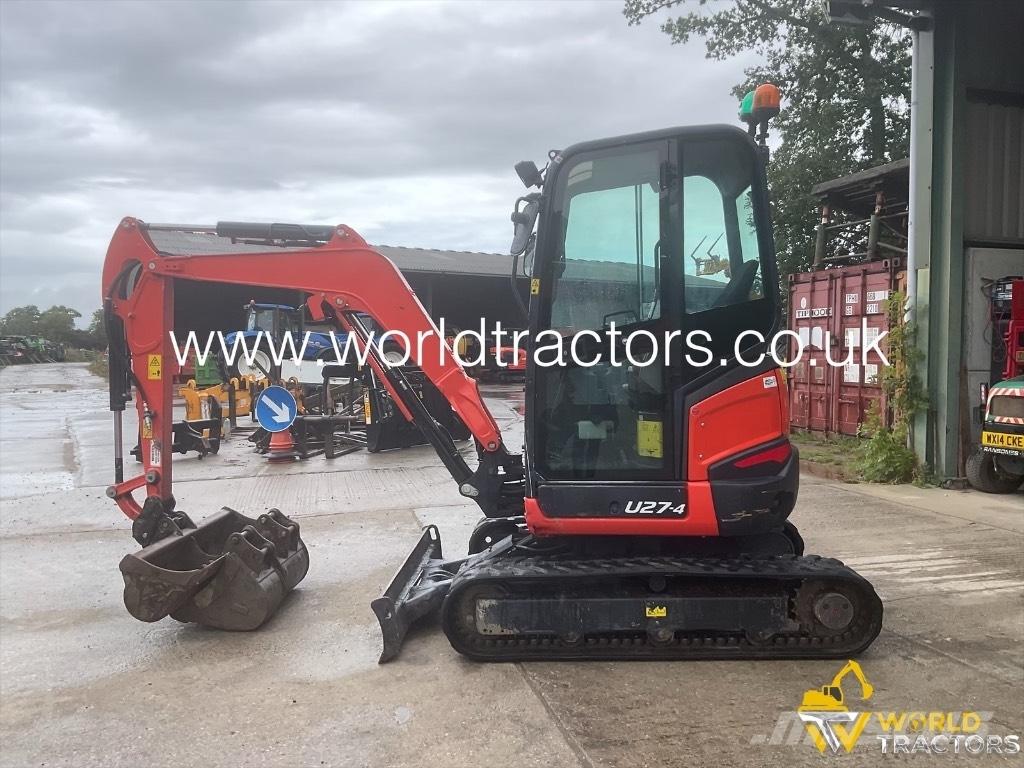 Kubota U 27-4 Mini ekskavatoriai < 7 t