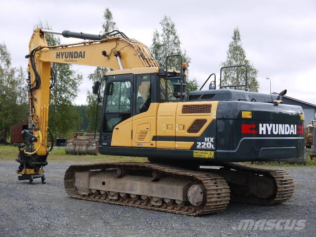 Hyundai HX 220 L Vikšriniai ekskavatoriai