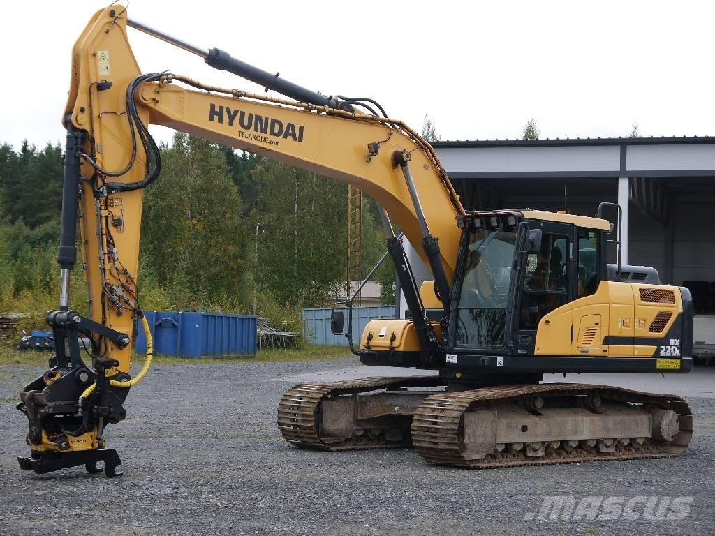 Hyundai HX 220 L Vikšriniai ekskavatoriai