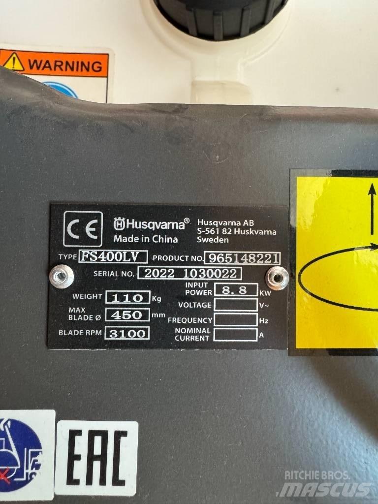 Husqvarna FS 400 Asfalto smulkinimo technika