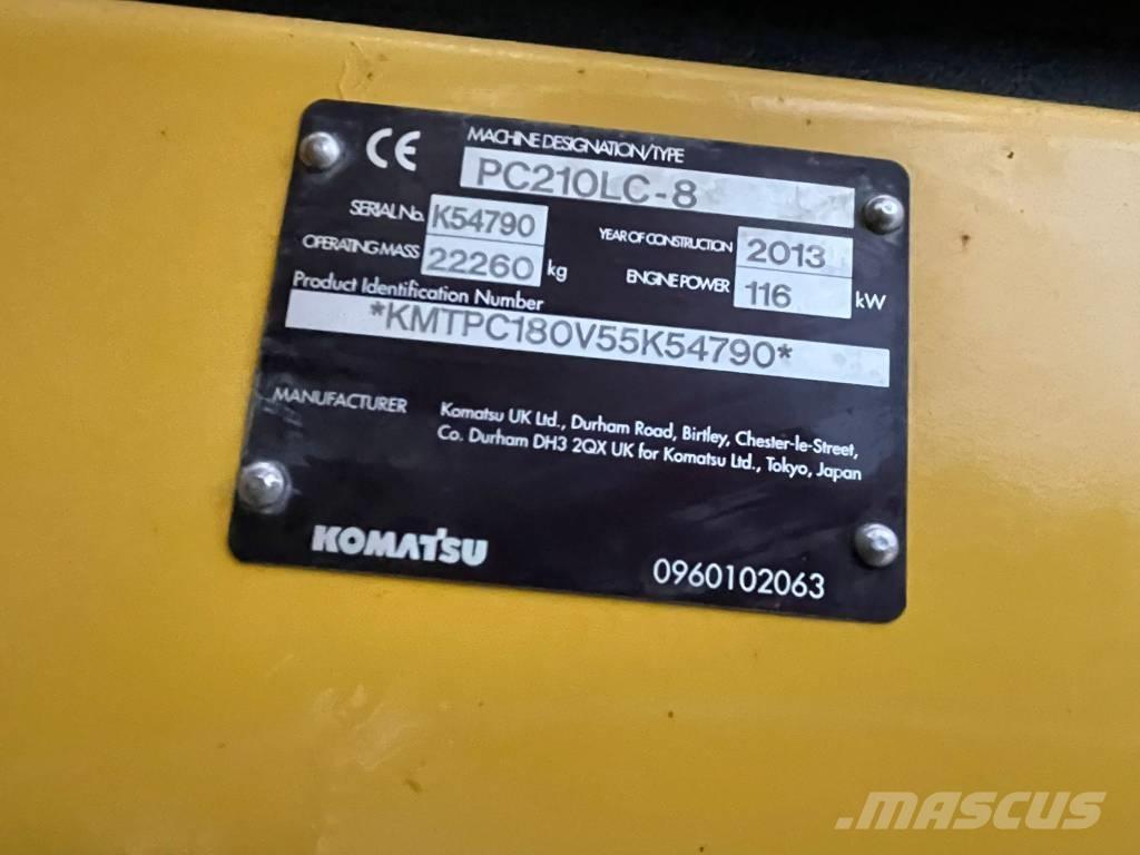 Komatsu LC 210 Vikšriniai ekskavatoriai