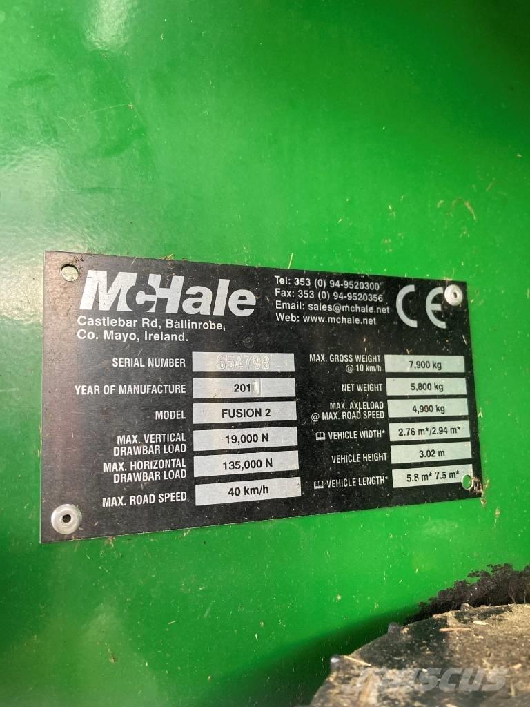 McHale Fusion 2 Ritinių presai
