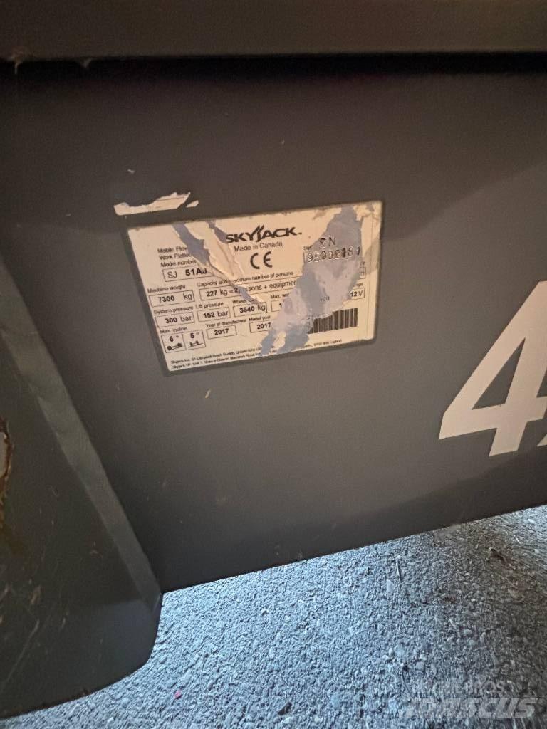 SkyJack SJ 51 AJ Alkūniniai keltuvai