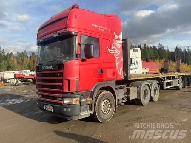 Scania R420, 6x2 Naudoti vilkikai