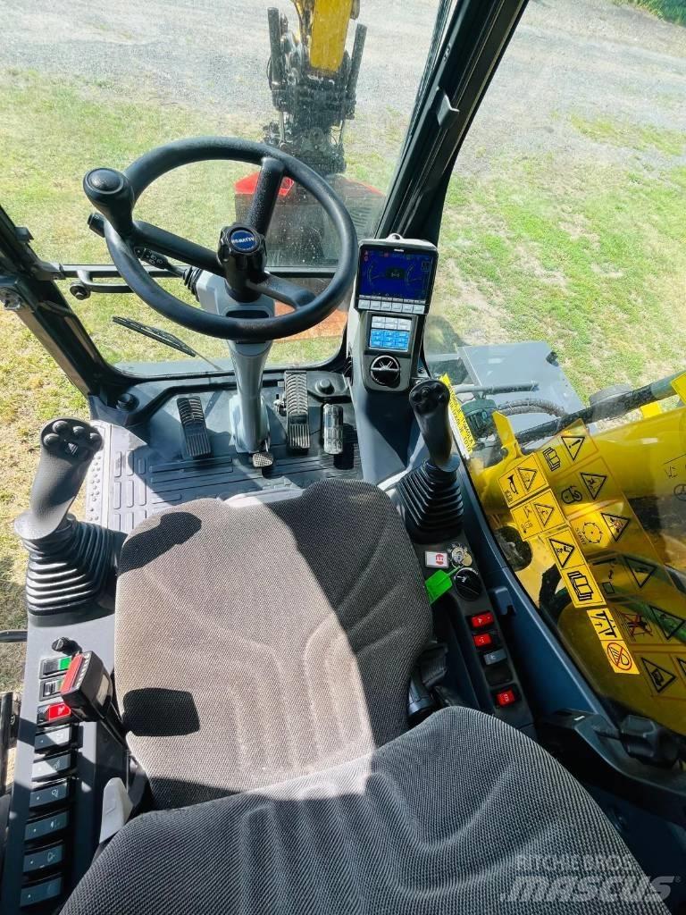 Komatsu PW 148-10 Ratiniai ekskavatoriai