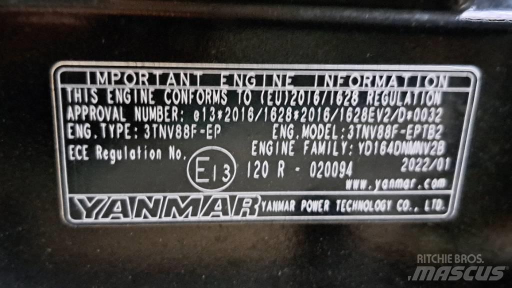 Yanmar 3TNV88F-EPTB2 Varikliai