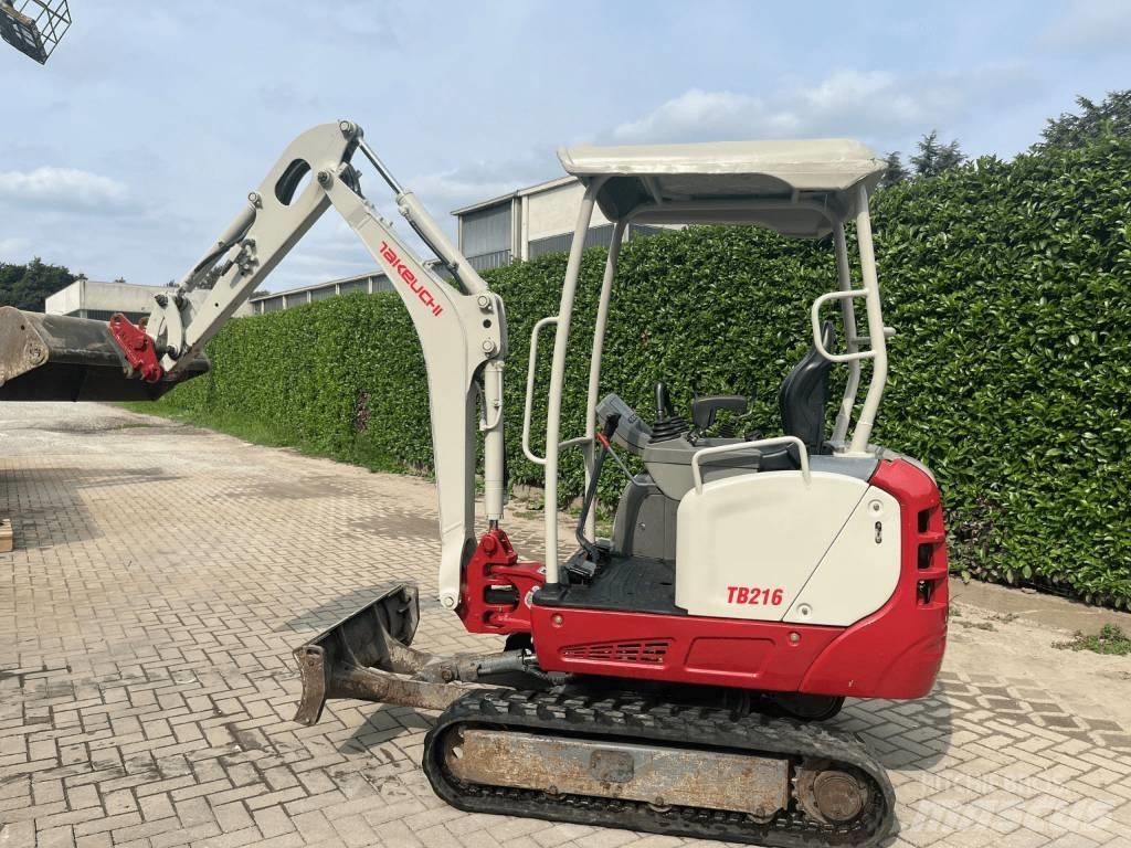 Takeuchi TB 216 Mini ekskavatoriai < 7 t