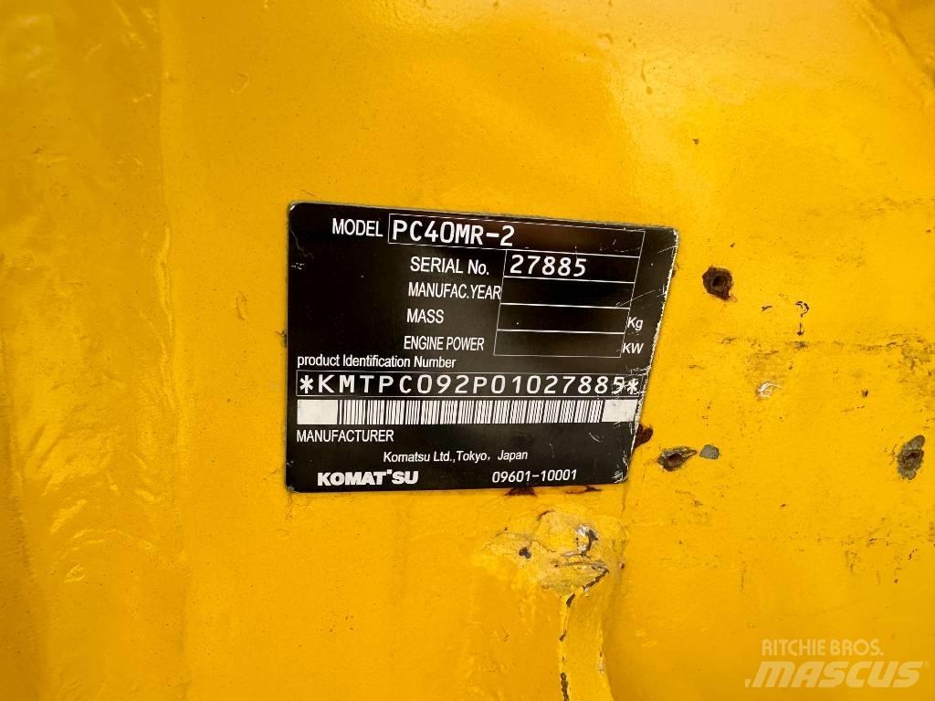 Komatsu PC 40 Mini ekskavatoriai < 7 t