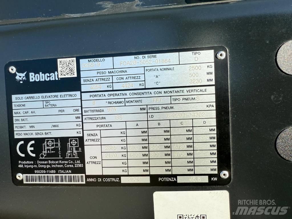Bobcat D 25 S-9 Dyzeliniai krautuvai