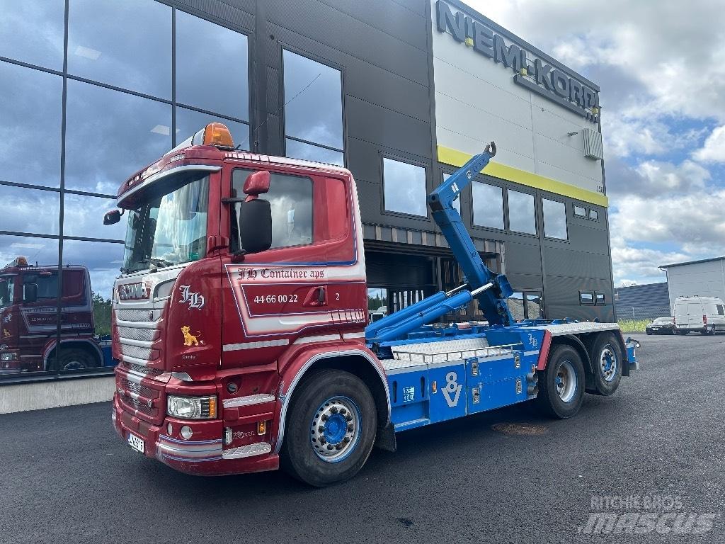Scania R580 6x2*4 Sunkvežimiai su keliamuoju kabliu