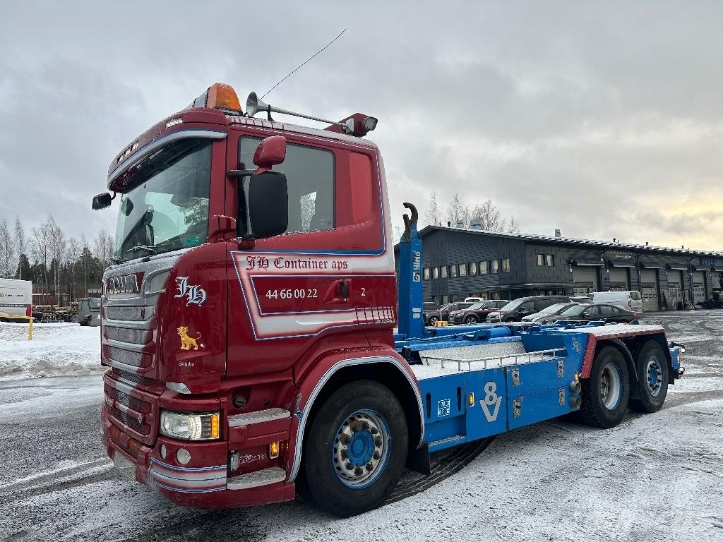 Scania R580 6x2*4 Sunkvežimiai su keliamuoju kabliu