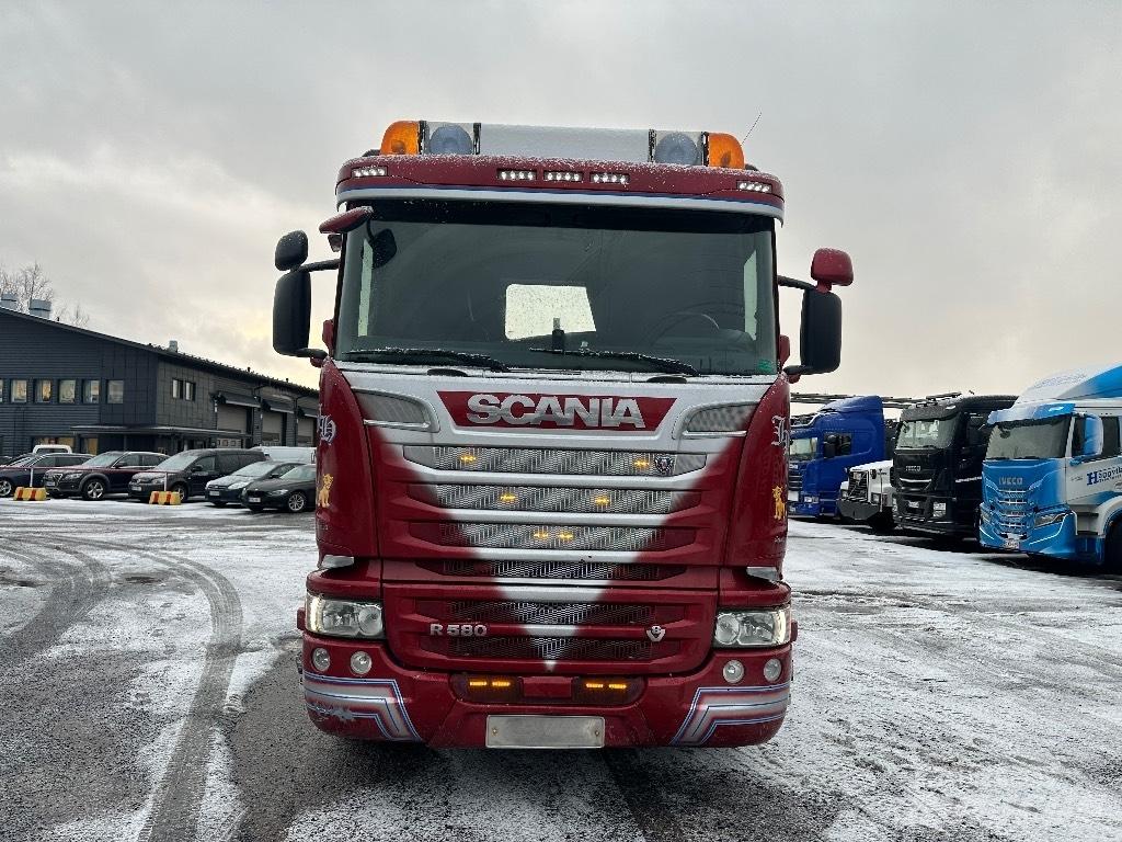 Scania R580 6x2*4 Sunkvežimiai su keliamuoju kabliu