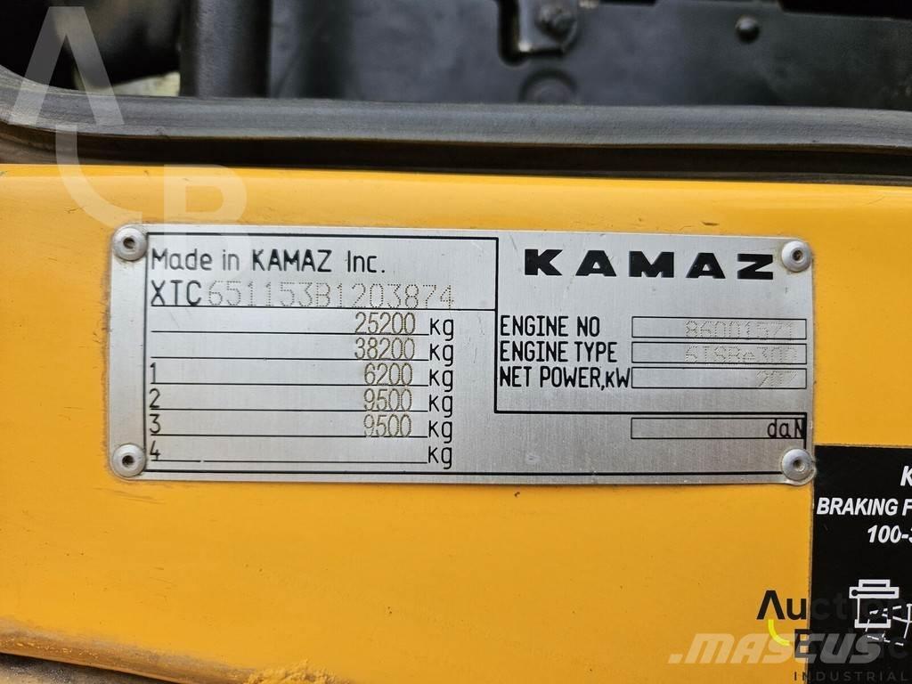 Kamaz 65115 Savivarčių priekabų vilkikai