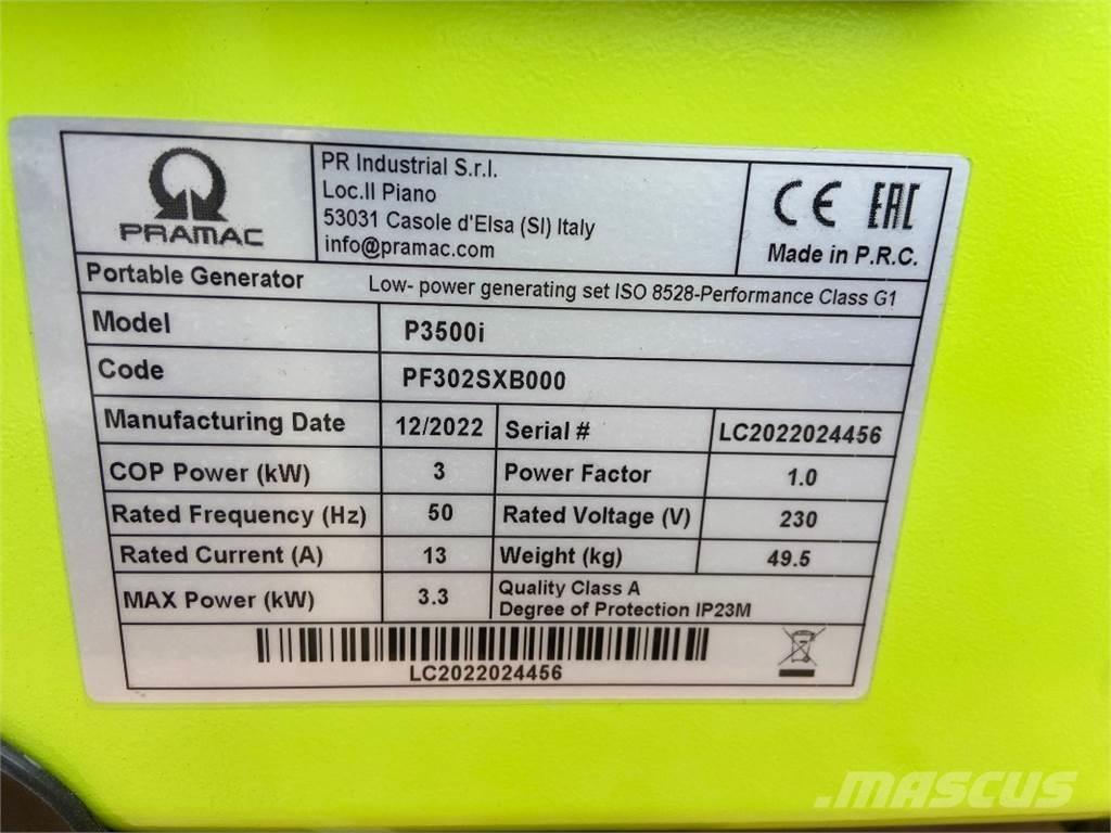 Pramac P3500i Kiti generatoriai