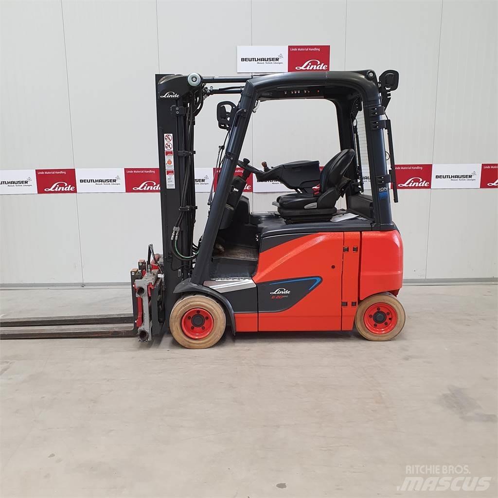 Linde E20PH Elektriniai šakiniai krautuvai