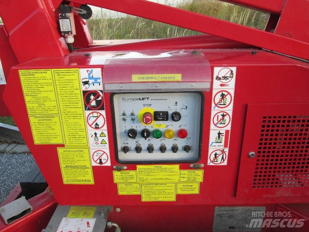Europelift TM18GTi Ant priekabų montuojamos kėlimo platformos