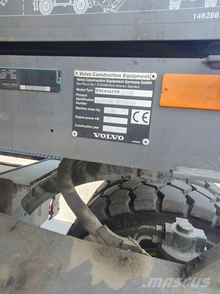 Volvo EW 160 E Ratiniai ekskavatoriai