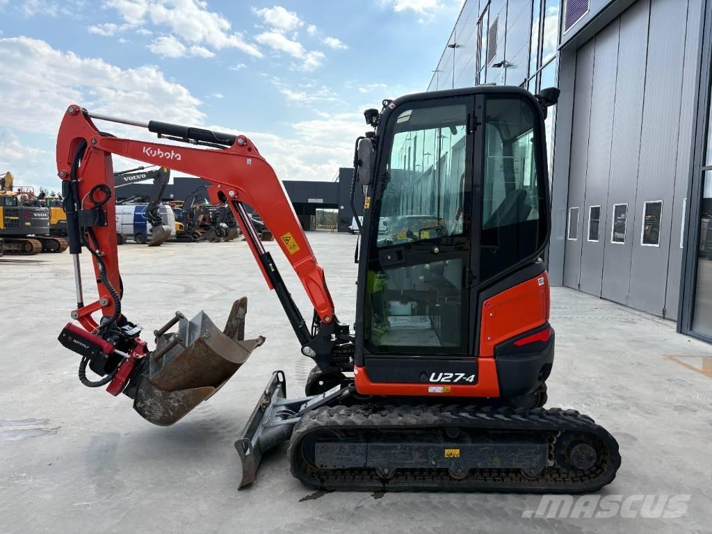 Kubota U 27-4 Mini ekskavatoriai < 7 t