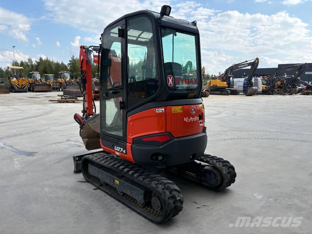 Kubota U 27-4 Mini ekskavatoriai < 7 t