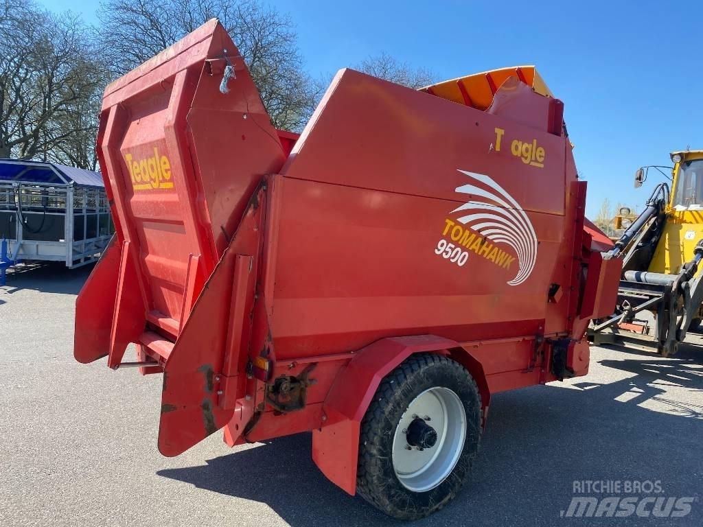 Tomahawk Teagle 9500 Ryšulių smulkinimo, pjaustymo ir išvyniojimo įrenginiai