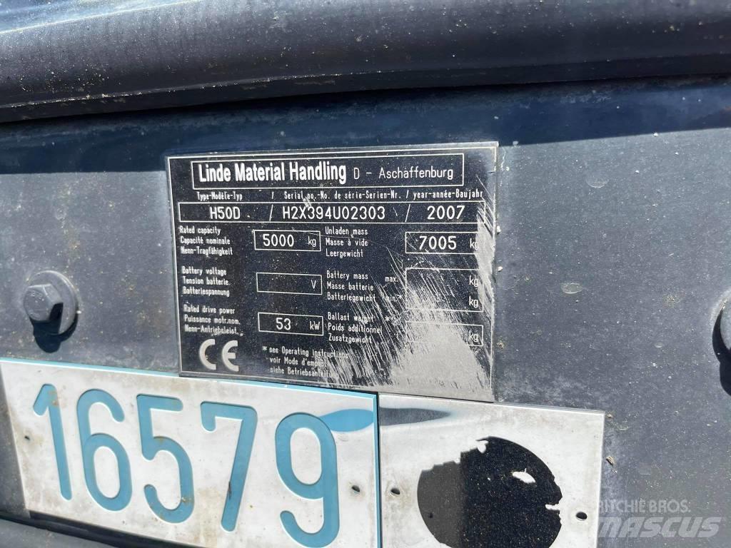 Linde H50D Dyzeliniai krautuvai