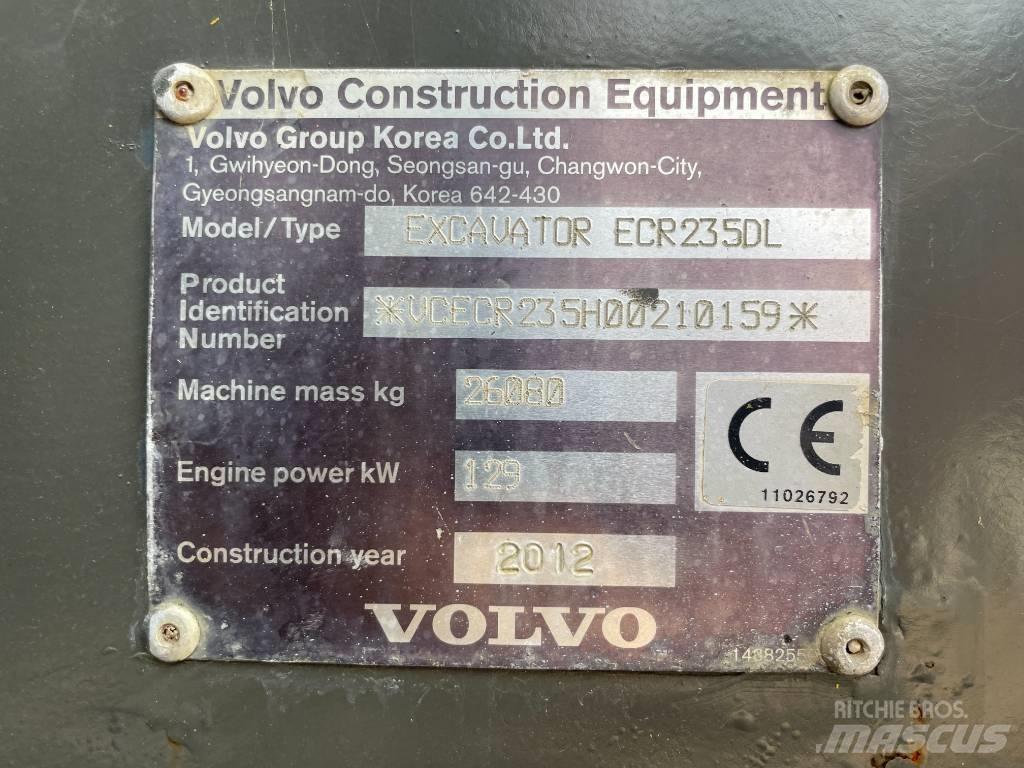 Volvo ECR 235 DL Vikšriniai ekskavatoriai