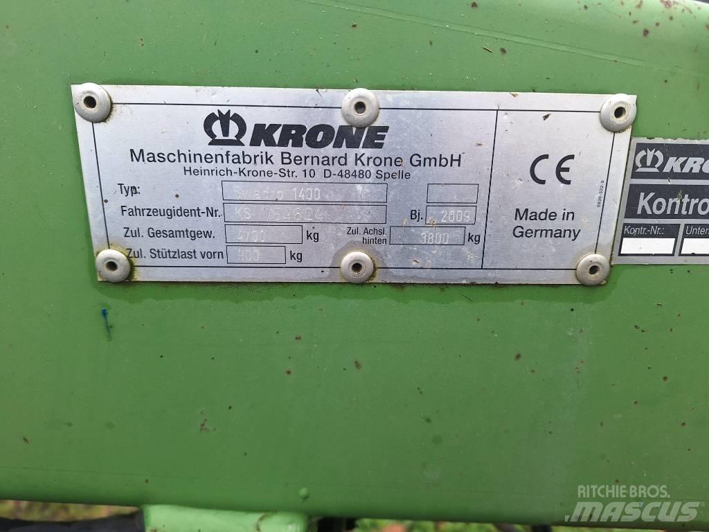 Krone Swadro 1400 Šieno grėbliai ir vartytuvai