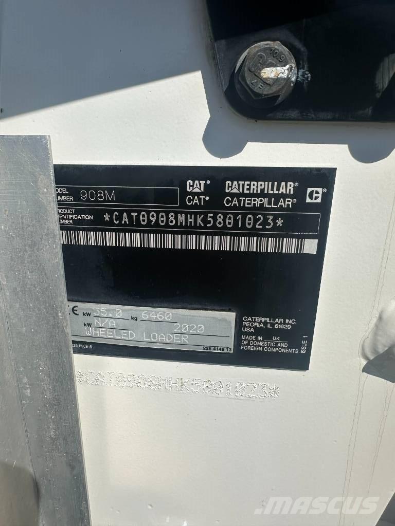 CAT 908 M Naudoti ratiniai krautuvai