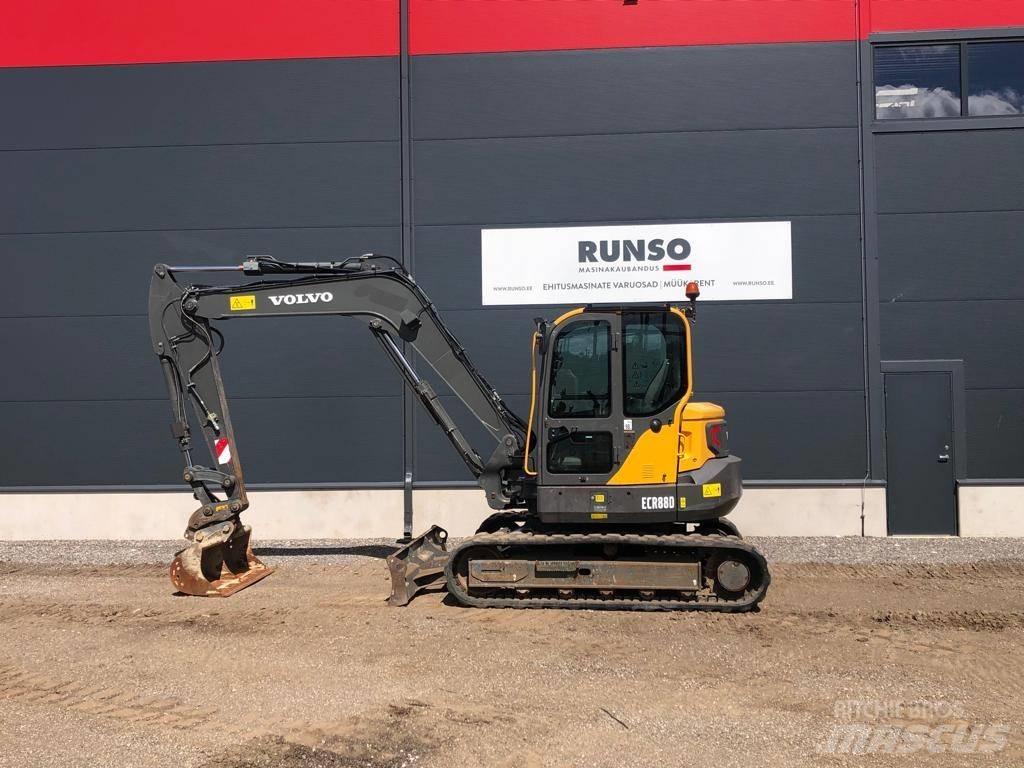 Volvo ECR 88 D Vidutinės galios ekskavatoriai 7-12 t