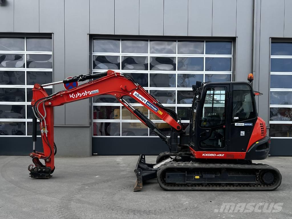 Kubota KX 080-4 | OQ45 Vidutinės galios ekskavatoriai 7-12 t