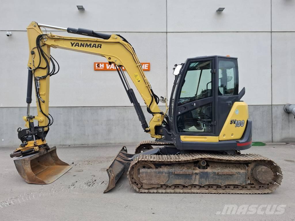 Yanmar SV 100-2A Vidutinės galios ekskavatoriai 7-12 t