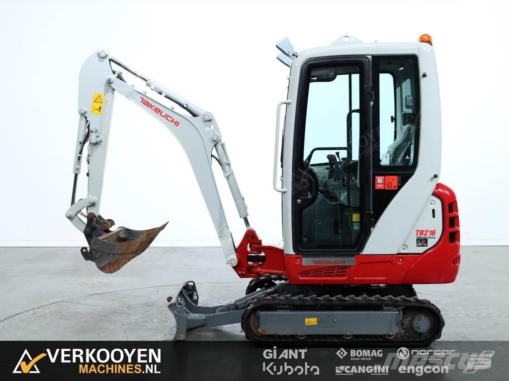 Takeuchi TB216 Mini ekskavatoriai < 7 t