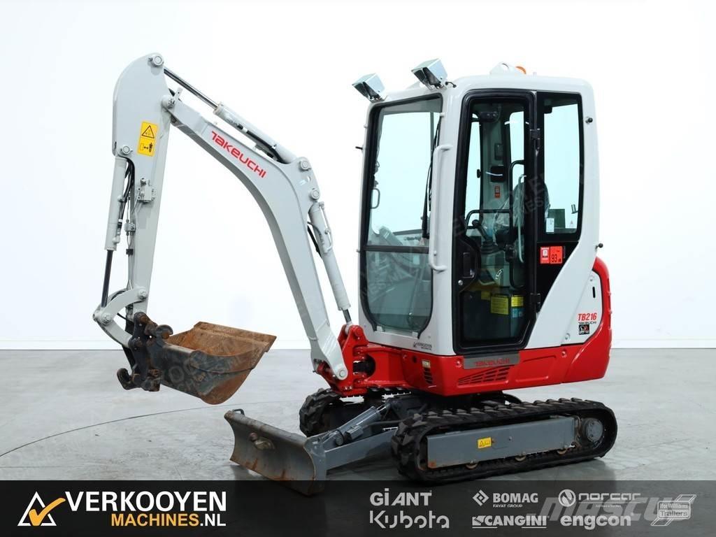 Takeuchi TB216 Mini ekskavatoriai < 7 t