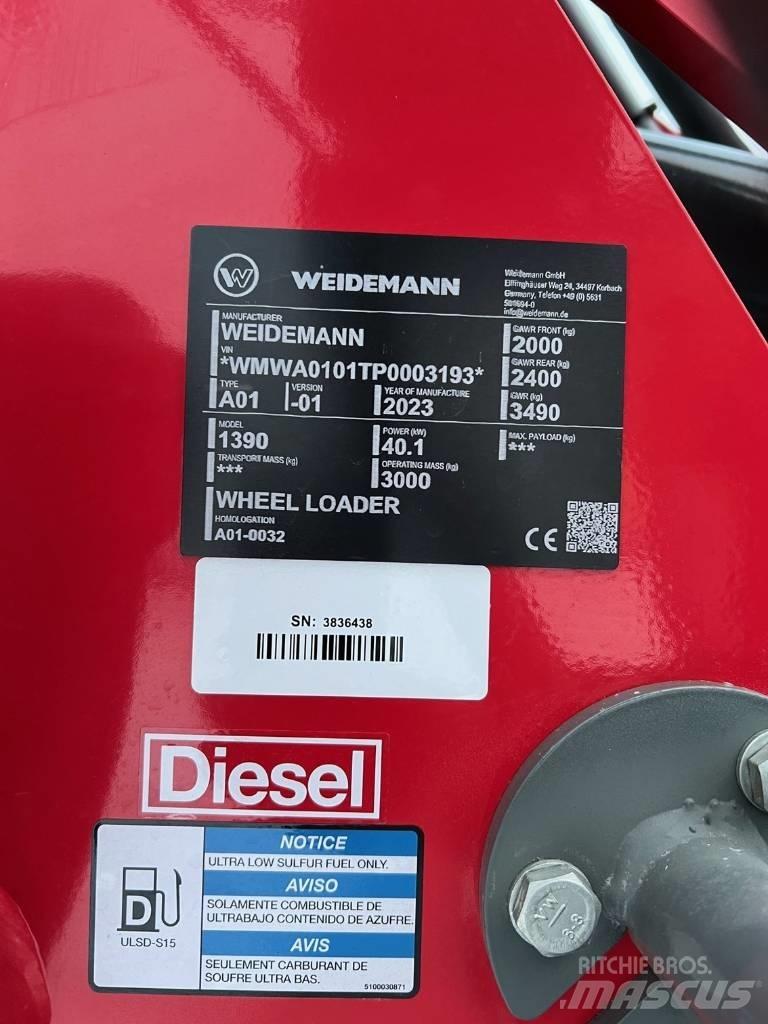Weidemann 1390 Naudoti ratiniai krautuvai