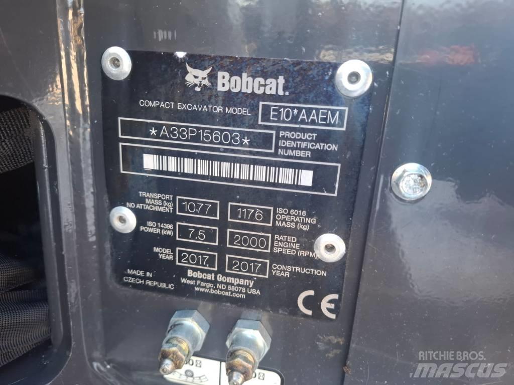 Bobcat E 10 Mini ekskavatoriai < 7 t