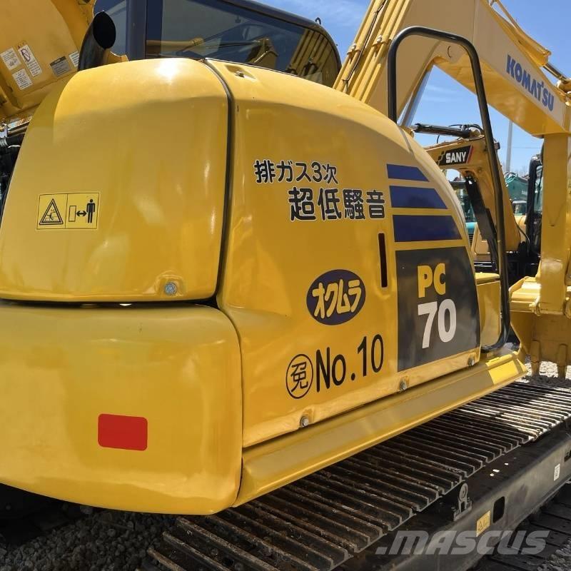 Komatsu PC 70 Vikšriniai ekskavatoriai