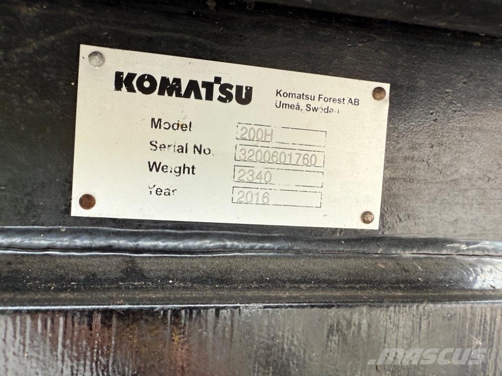 Komatsu 901 Miško technika (Harvesteriai)