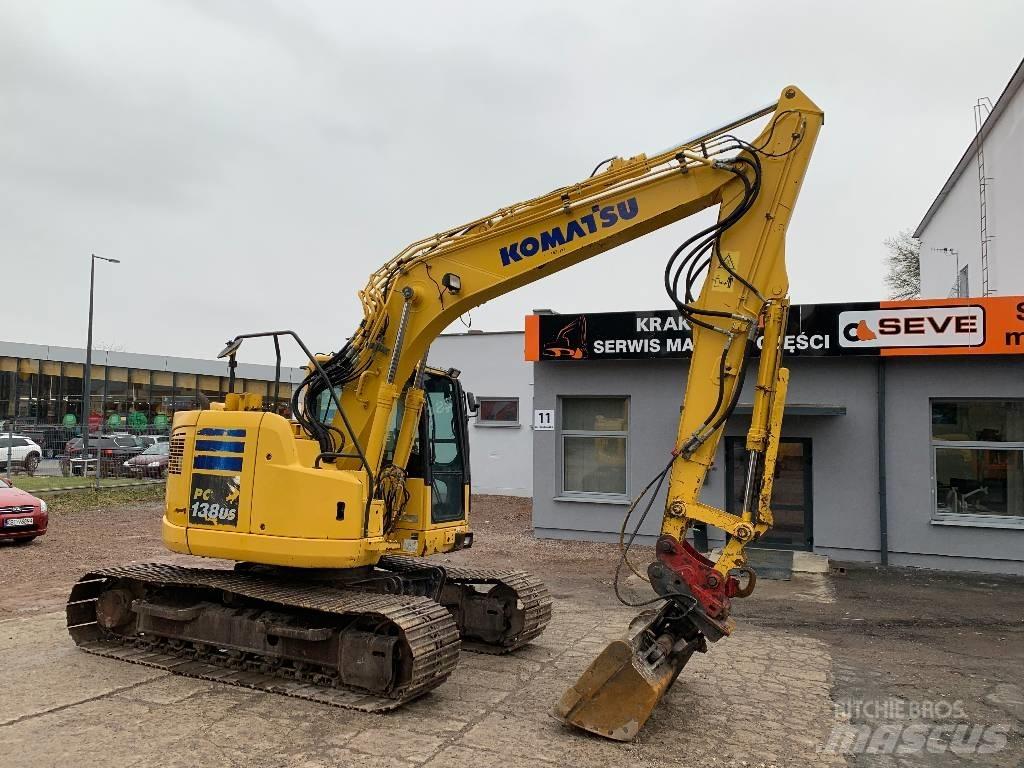Komatsu PC 138 US-10 Vikšriniai ekskavatoriai