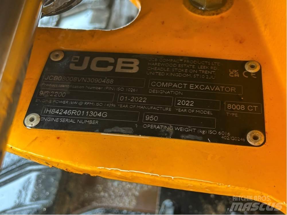 JCB MICRO 8008 Mini ekskavatoriai < 7 t